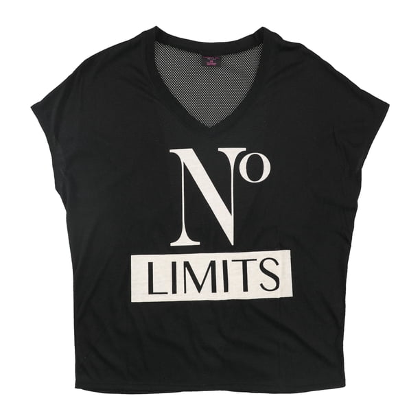 Camiseta gráfica de gimnasio Material Girl con Espalda de malla para mujer negro XS