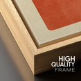 thumbnail image 4 of PixonSign Framed Canvas Print Wall Art Geometric Dot Pattern Grid Sunlight Mid-Century Modern Abstract Shapes Modern Art Illustrations Boho Decorative Colorful Multicolor - 16"x24" Natural, 4 of 5