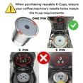 thumbnail image 4 of Vasos K reutilizables para Keurig 2.0 1.0 de acero inoxidable (paquete de 4), 4 of 8
