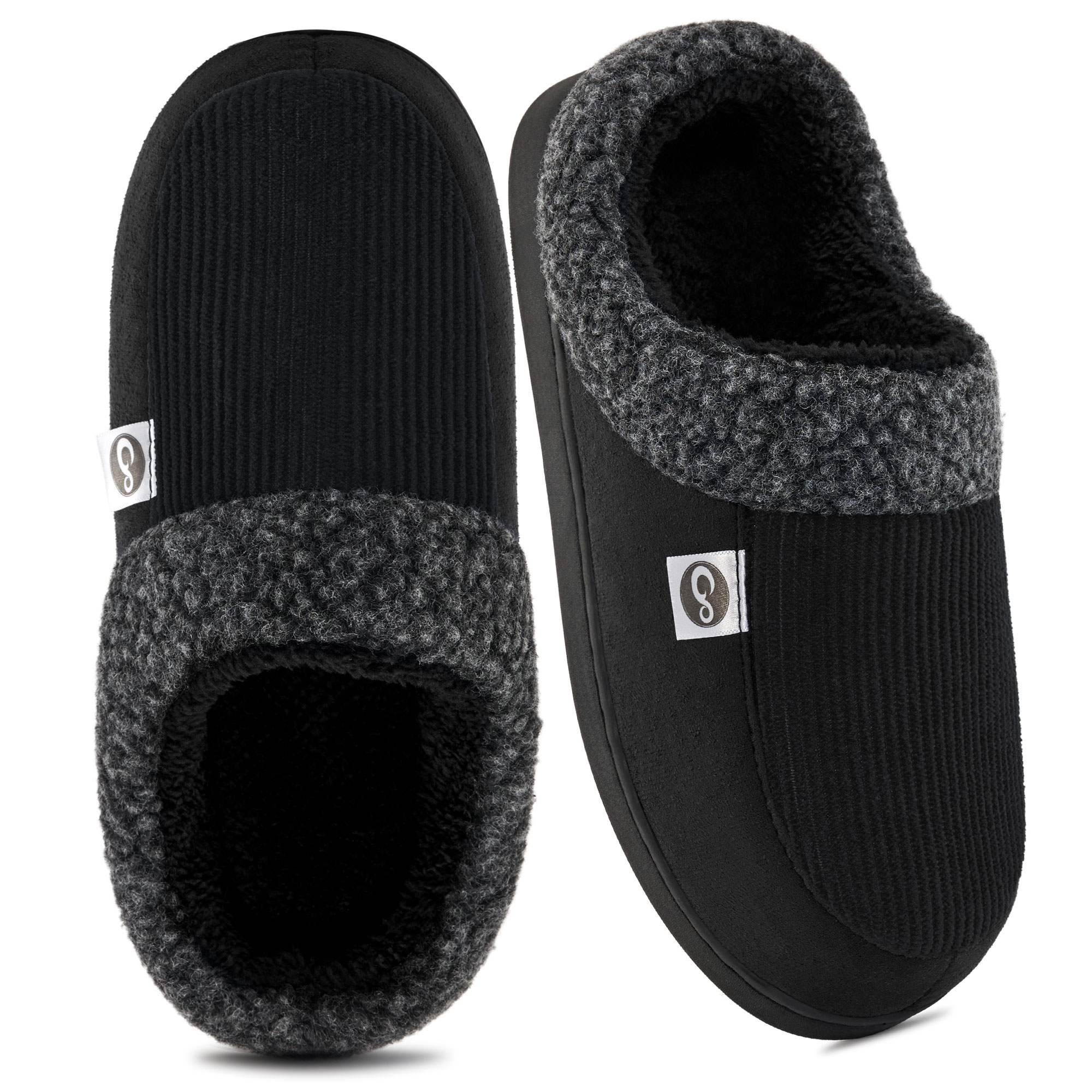 Ablanczoom Men's Fuzzy Memory Foam Slippers photo 6