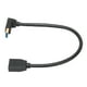 thumbnail image 4 of Cable Displayport macho a Displayport hembra compatible con 8K a 60 Hz y 4K a 144 Hz, 0,3 metros, codo de 90°, Displayport 1.4 para DVD, 4 of 12