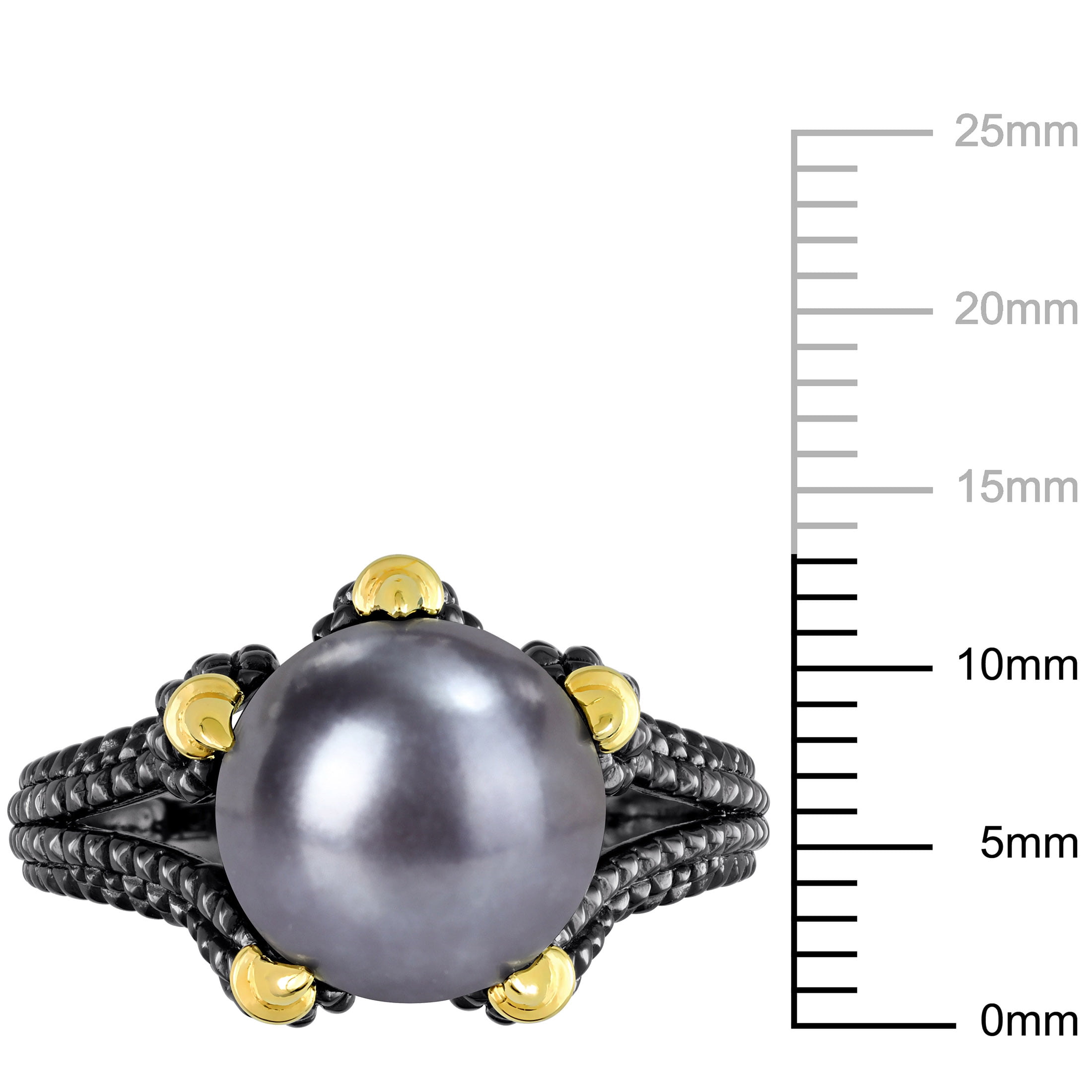 Everly Men's Cultured Pearl Sterling Silver Ring