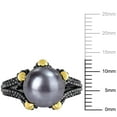 thumbnail image 3 of Everly Men's Cultured Pearl Sterling Silver Ring, 3 of 9