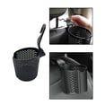 thumbnail image 5 of (Paquete de 2) portavasos universal para reposacabezas del asiento trasero del coche, soporte colgante para organizador de almacenamiento interior, negro, 5 of 5