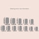 thumbnail image 3 of 24pcs Short Square Glossy Artificial Nail Creative False Nail Fashionable Press on Nail Manicure Nail Art For Everyday, 3 of 4