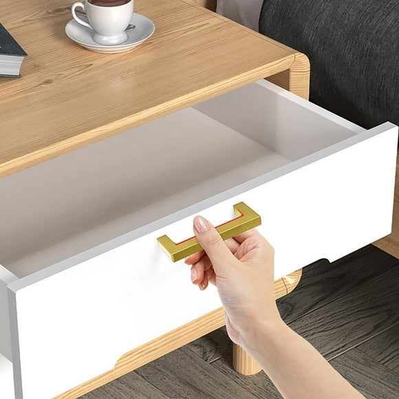 Riforla 5pcs Cabinet Handle Gold Cabinet Handle Kitchen Handle Square Drawer Handle Stainless Steel Drawer Hardware Handle Furniture Protection A