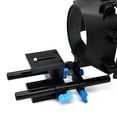 JMXIANG 15mm Rail Rod Support System DSLR Camera Mount Baseplate Guide