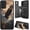An Eagle In Flight, variant on Case for Samsung Galaxy S24 Case Wallet Case with Card Holder, PU Leather Kickstand Double Magnetic Clasp Shockproof Cover Case for Galaxy S24, Ice and Fire Tiger