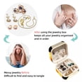 thumbnail image 4 of Panda Sunflower Travel Portable Square Jewelry Box for Rings Earrings Necklaces Bracelets Girls Women Display Case Holder Organizer Stand Storage Box, 4 of 6