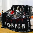 thumbnail image 2 of Halloween Throw Blanket Horror Spooky Fleece Blanket Gifts for Men Women Kids Adults, Halloween Blankets and Throws Party Decorations, 50x60, 2 of 6
