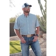 thumbnail image 4 of Cinch Arenaflex White/teal Geo Print - Mens Shirt  - Mtw1704134, 4 of 4
