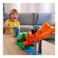 thumbnail image 3 of Hot Wheels Monster Trucks Crocodile Crash Challenge Playset & 1:64 Scale Mega-Wrex Toy Vehicle, 3 of 7