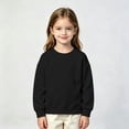 thumbnail image 2 of HAJWOH Kids Girls Boys Oversized Crewneck Sweatshirts Pullover Tops Fashion Clothes Long Sleeve Sweatshirts Toddler Kids, 2 of 6