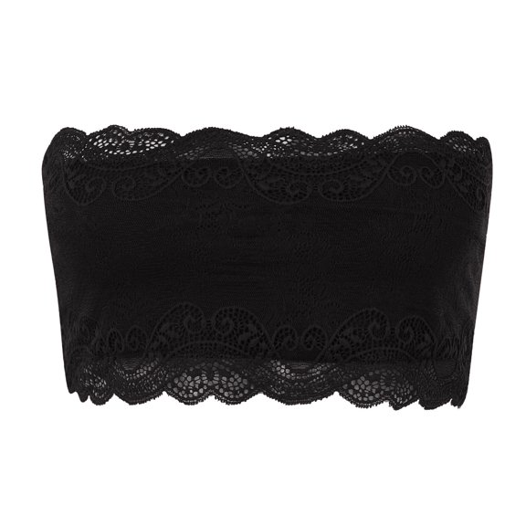 Bras for Women,Seamless Wrap Lace Bralette Comfortable Wireless Soft Cup Support Inner Band,Sports Bras for Women,Black,2XL