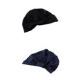 thumbnail image 1 of 2x Sombreros De Dormir De Seda Pura Para Mujer, Gorro De Noche Envolvente, Gorro Para El Cuidado Del Cabello Sunnimix Gorro de dormir elástico de seda, 1 of 8