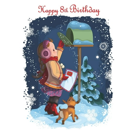Christmas Sketches For Children Happy 8th Birthday : Sweet Christmas Sketch Book for Kids. Perfect for Doodling, Drawing and Sketching. Way Better Than a Birthday Card! ()