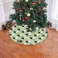 thumbnail image 2 of FMSHPON Cute Small Sheep Xmas Christmas Tree Skirt Stand Mat for Holiday Party Decoration Indoor Outdoor 48 inches, 2 of 3