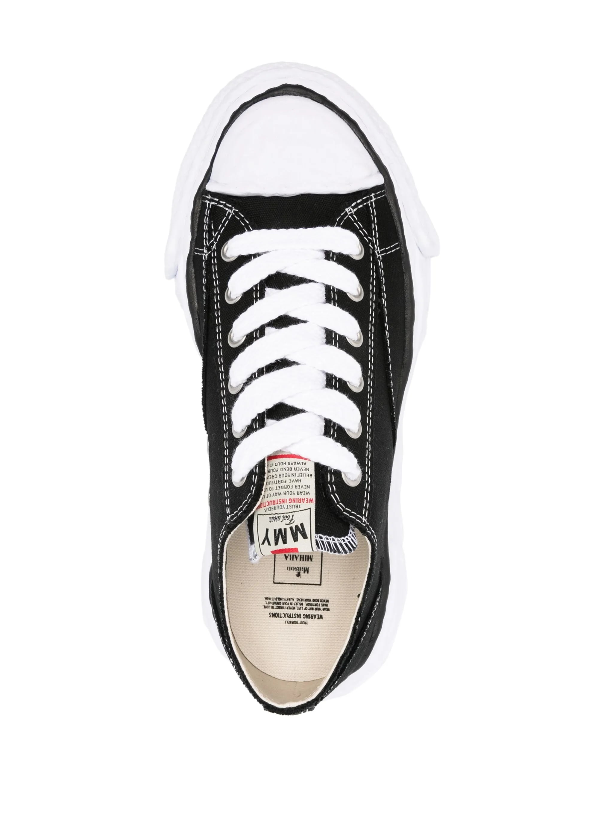 Maison MIHARA YASUHIRO MMY Black Canvas Shoes Peterson23 low-top