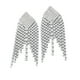 thumbnail image 1 of Pendientes Colgantes De Cristal De Araña Con Borlas Largas De Aleación Para Banquete Nupcial, Joyería De Boda, Pendientes Geométricos, Regalo Para Mujeres O Niñas Kearding AP006637-01, 1 of 6