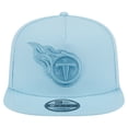 thumbnail image 2 of Men's New Era  Light Blue Tennessee Titans Color Pack A-Frame 9FIFTY Snapback Hat, 2 of 5