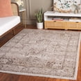 thumbnail image 2 of SAFAVIEH Hazel Emil Oriental Area Rug, Brown/Ivory, 6' x 6' Square, 2 of 11