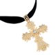 thumbnail image 5 of Colres pendientes Big Dainty Simple Alloy Vintage Jewelry Gifts Faith Short Golden para aniversario Festival de Acción de Gracias Sunnimix Collares pendientes, 5 of 6