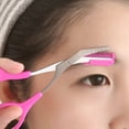 thumbnail image 3 of Eyebrow Scissors Professional Makeup Scissors with Comb for Eyebrow Trimming, 3 of 6