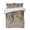 Light Brown, variant on Quilts Queen Size Bedding Set, Black Branches Lightweight Quilted Comforter, Botanical Dead Tree Birds Soft Reversible Bedspread Coverlet with Pillow Covers for All Season, 90" x 96"