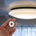 thumbnail image 2 of 20pcs 3-forks Lampshade Spring Clips Lampshade Support Clips Lamp Accessories, 2 of 8