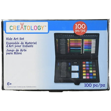 Kids Art Set, 100 Piece by, COMPLETE ART SET by Creatology offers great value for young children who like to have fun developing art skills from.., By Creatology Ship from
