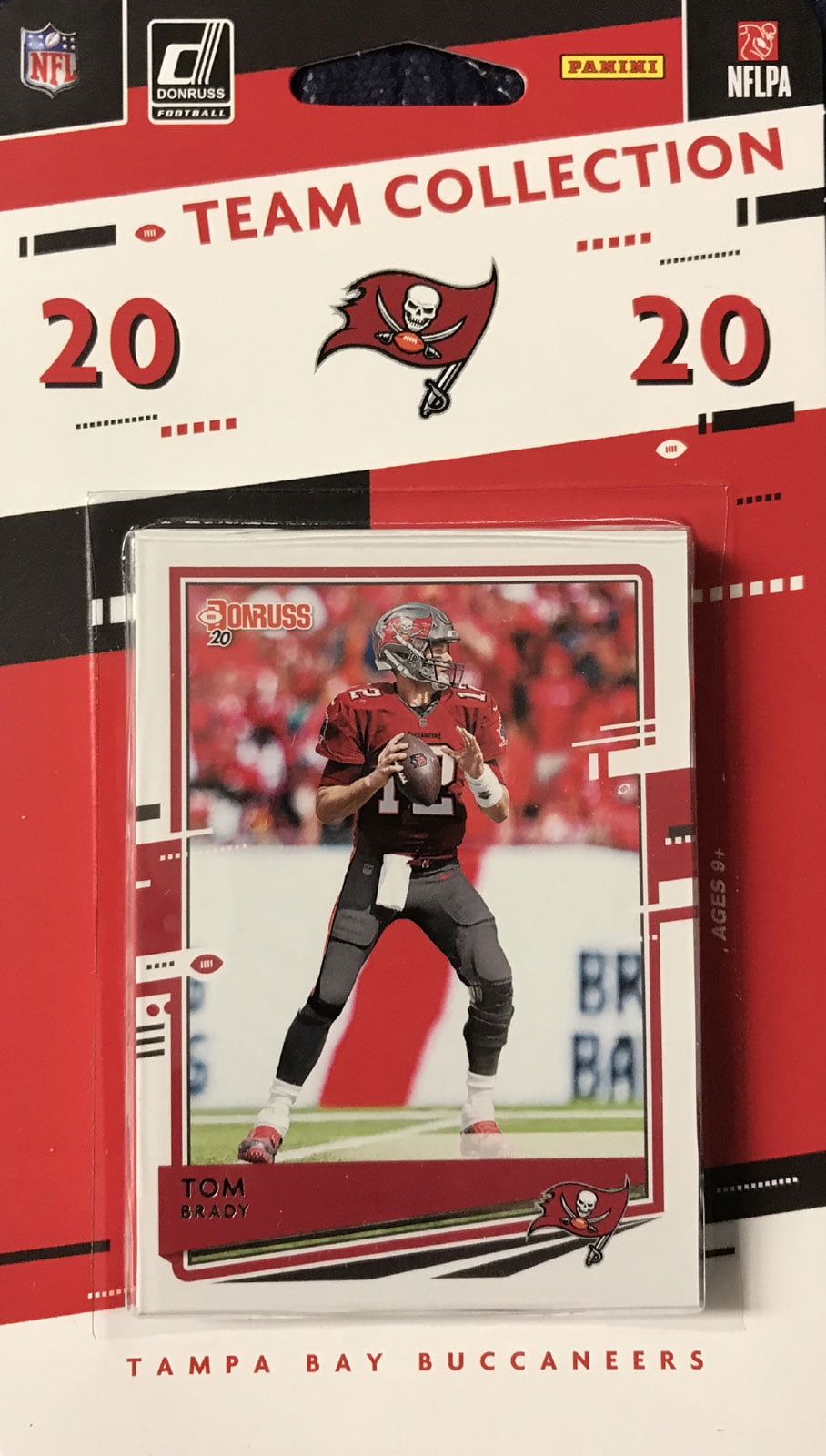 Tampa Bay Buccaneers 2021 Donruss Factory Sealed 11 Card Team Set with Rob Gronkowski and Tom Brady Plus 