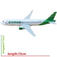 thumbnail image 3 of Decor Gifts Alloy Aircraft Model Indonesia Citilink A320 for Display Collecting,15cm Length, 3 of 10