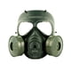 thumbnail image 4 of Máscara protectora para toda la cara, correa ajustable, máscara protectora para juegos Lente transparente verde, 4 of 7