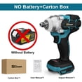 thumbnail image 1 of 520N.M Brushless Cordless Electric Impact Wrench 1/2 Inch High Torque Power Tool,No Battery No Plug, 1 of 7