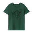 thumbnail image 2 of Camiseta para mujer con cuello redondo, camiseta básica clásica y elegante para viajes de vacaciones S, 2 of 8