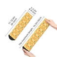 thumbnail image 2 of Uemuo Flowe Chicken Printed Crew Socks, Moisture-Wicking Socks, Athletic Socks for Men Breathable Cushion Socks Casual Sport Socks for Running Traveling, 2 of 6