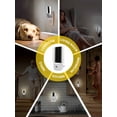 thumbnail image 6 of Night Lights Auto Sensor Black Stripe Lines Plug-in LED Nightlights Lamp Dusk to Dawn for Living Room, Bedroom, Bathroom, Hallway, Stairways Home Wall Decor, Linen Striped Night Light, 6 of 9