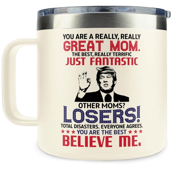 Taza de café UMACVN 400 ml para mamá, hija e hijo, Navidad