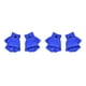 thumbnail image 2 of Guantes sin dedos Sonducket CBP432290 Color Negro Blanco Rojo gris claro azul Cielo Rosa roja, 2 of 5