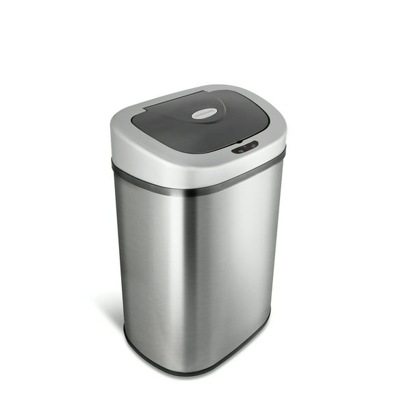 Nine Stars Motion Sensor Touchless 21.1 gal Kitchen Garbage Can, Stainless Steel