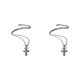 thumbnail image 2 of Qarigey Rhinestone Inlay Pendant Lovely Necklace Lightweight Portable Chain Fashion Necklaces Jewelry Pendants for Men 2Conjunto, 2 of 6