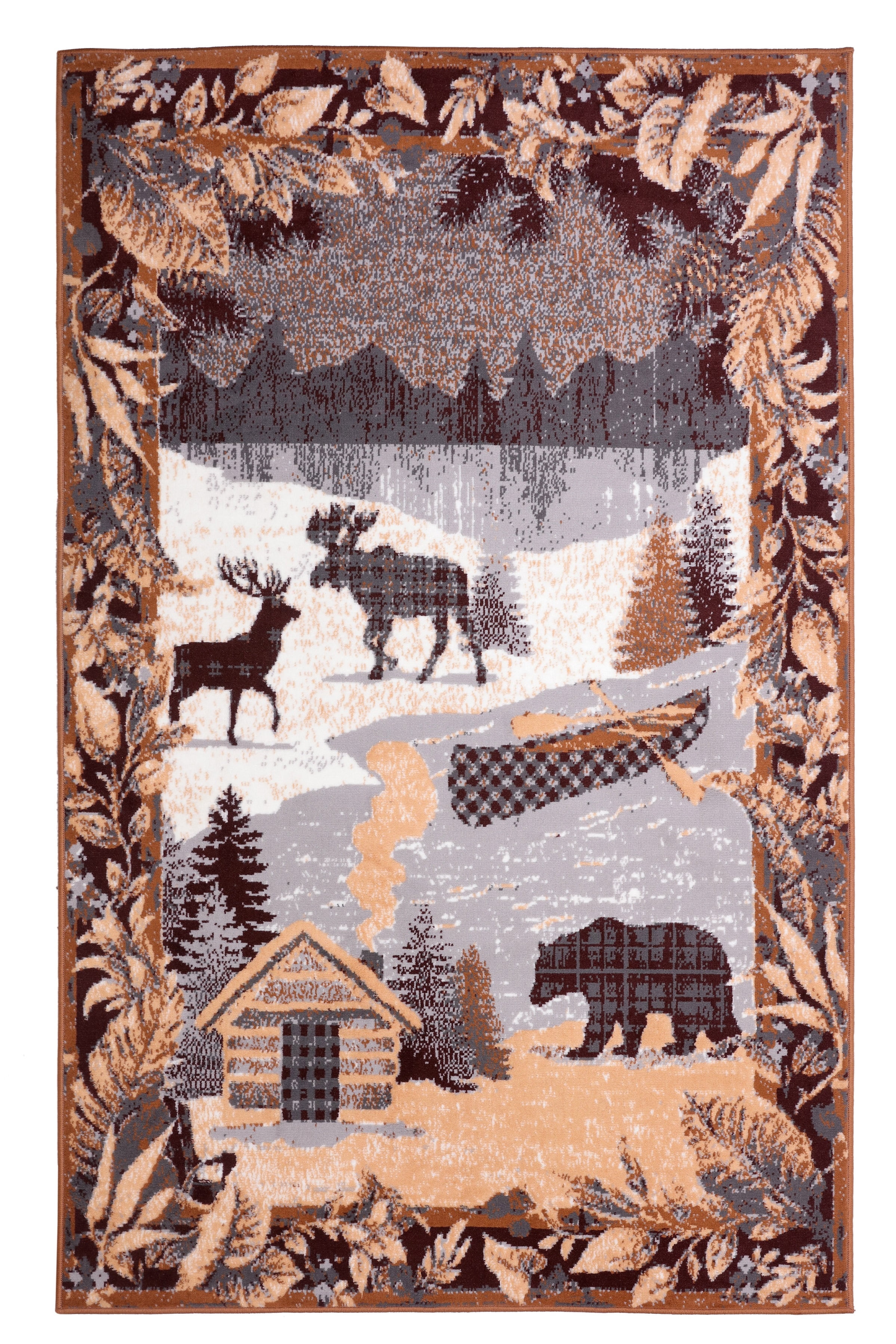 Furnish My Place Cabin Rug 2 Ft X 4, How To Make A Deer Rug