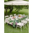 thumbnail image 4 of Outdoor Tablecloth with Umbrella Hole for Patio/Picnic/Party/Camping, Green Cactus Tropical Waterproof Table Cloth Rectangle Table Cover Washable, Summer Vintage Botanical (60"x 120"), 4 of 8