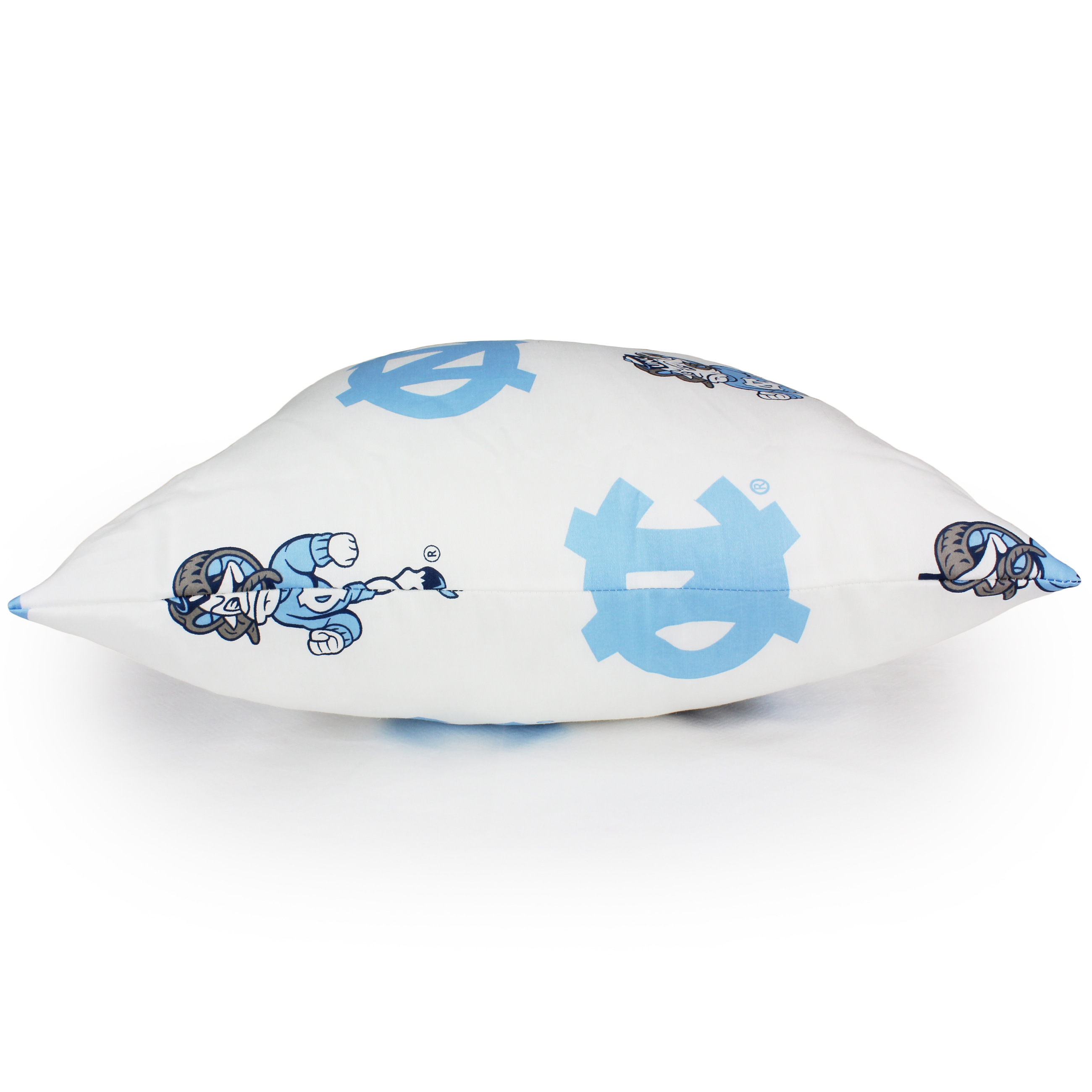 North Carolina Tar Heels 16" Decorative Pillow - White