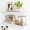 White, variant on Floating Shelves for Wall, 24Inch Floating Shelves Set of 2, Hanging Shelf with Invisible Brackets, Wood Shelves for Living Room, Bedroom, Kitchen, Oak