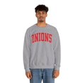 thumbnail image 5 of Onion Sweatshirt Gifts Crew Neck Shirt Long Sleeve Unisex, 5 of 7