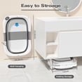 thumbnail image 6 of Prociv Collapsible Baby Bathtub for Infants to Toddler, Portable Travel Bathtub Multifunctional Bathtub with Drain Hole, Baby Folding Bathtub for Newborn 0-36 Month Gray, 6 of 10