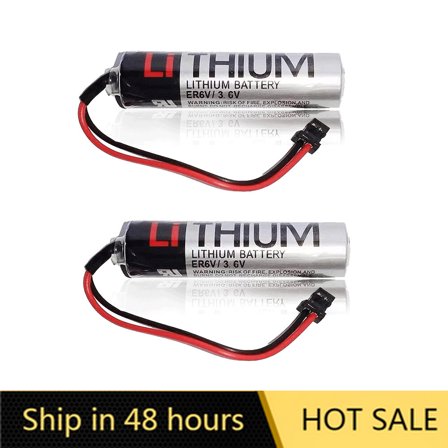 2PCS 3.6V ER6V/3.6V ER6VC119A ER6VC119B Battery for Mitsubishi M70 PLC US STOCK Brand New