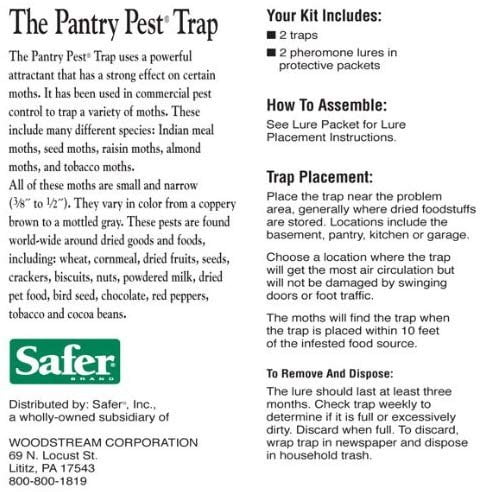 Safer Brand® - The Pantry Pest Trap®, Wildlife Control Supplies