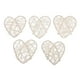 thumbnail image 1 of Paquete de 5 bolas de ratán natural con forma de corazón para fotos de bodas. Corazon Beige 5 Piezas, 1 of 9